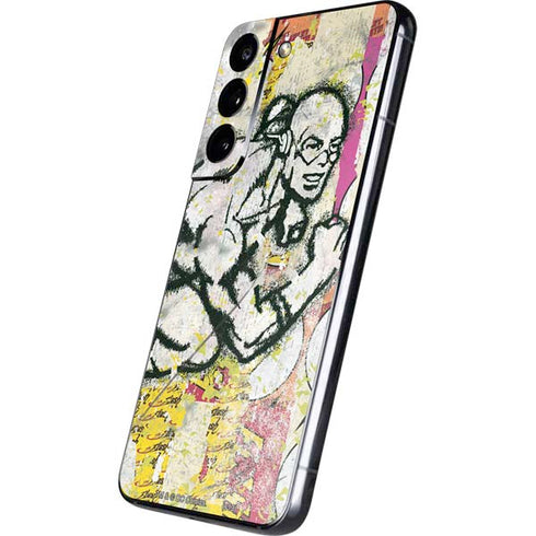 DC Comics The Flash Retro Abstract Running Pose Galaxy S22 Skin